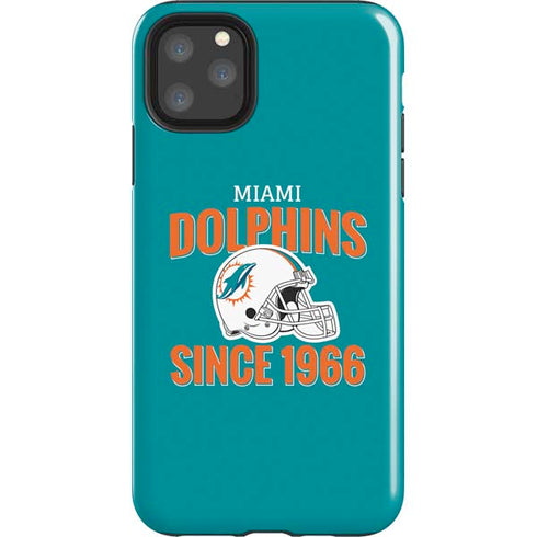 NFL Miami Dolphins Helmet iPhone 11 Pro Max Impact Case