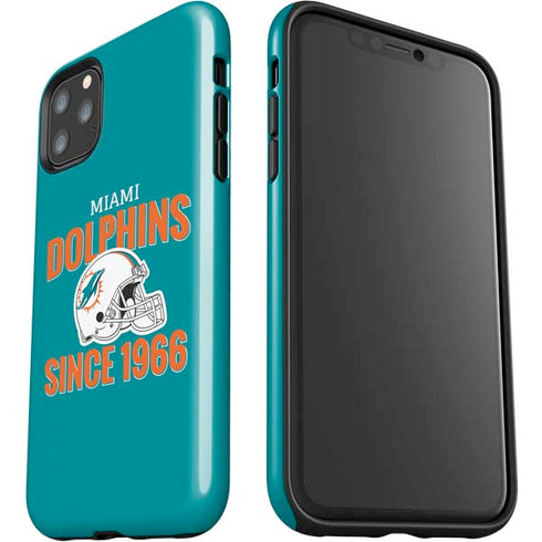 NFL Miami Dolphins Helmet iPhone 11 Pro Max Impact Case