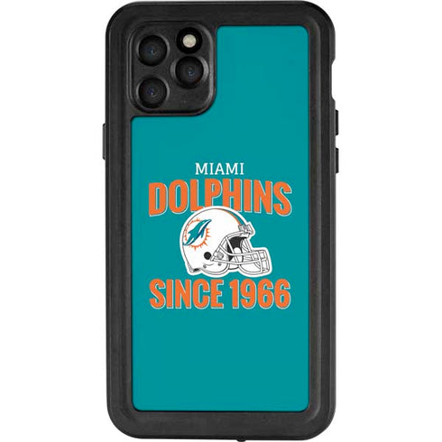 NFL Miami Dolphins Helmet iPhone 11 Pro Waterproof Case
