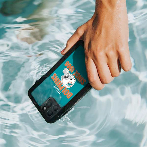 NFL Miami Dolphins Helmet iPhone 11 Pro Waterproof Case