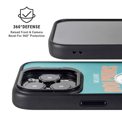 NFL Miami Dolphins Helmet iPhone 13 Pro Kickstand Case
