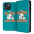 NFL Miami Dolphins Helmet iPhone 15 Plus Folio Case