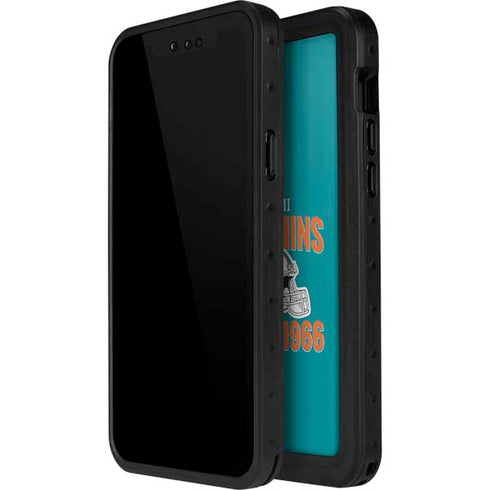 NFL Miami Dolphins Helmet iPhone 15 Plus Waterproof Case
