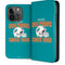 NFL Miami Dolphins Helmet iPhone 15 Pro Folio Case