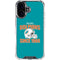 NFL Miami Dolphins Helmet iPhone 16 Plus Clear Case