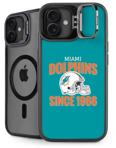 NFL Miami Dolphins Helmet iPhone 16 Plus Kickstand Case