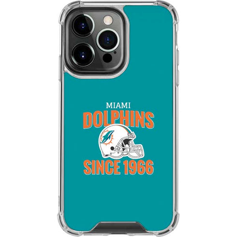 NFL Miami Dolphins Helmet iPhone 16 Pro Clear Case