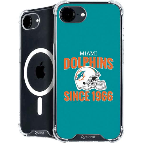 NFL Miami Dolphins Helmet iPhone 16e MagSafe Case