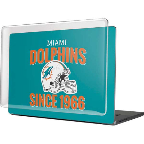 NFL Miami Dolphins Helmet MacBook Cases