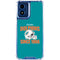 NFL Miami Dolphins Helmet Moto G 5G (2024) Clear Case