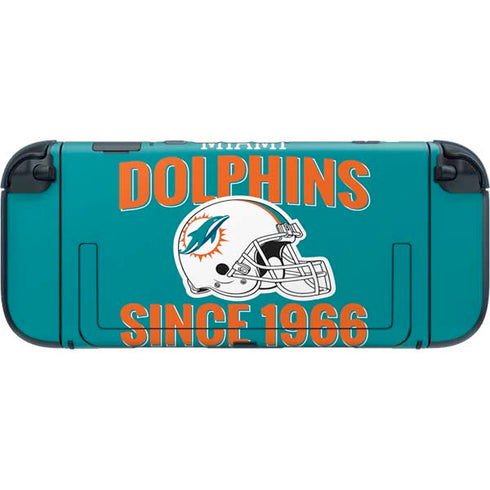 NFL Miami Dolphins Helmet Nintendo Switch 2 (2025) with Joy-Con Skin