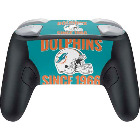 NFL Miami Dolphins Helmet Nintendo Switch 2 (2025) Pro Controller Skin