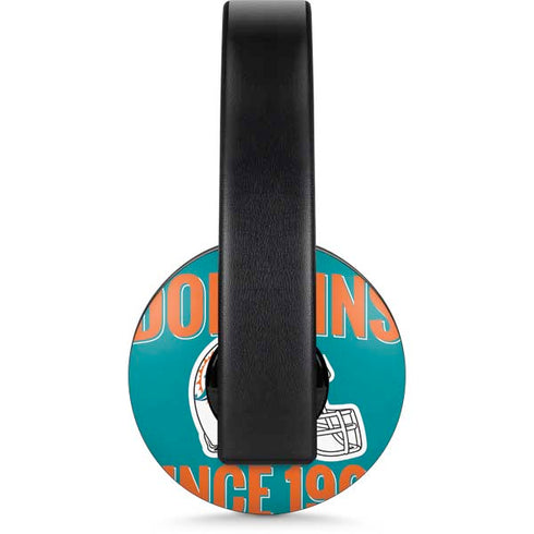 NFL Miami Dolphins Helmet PlayStation 4 Gold Wireless Headset Skin
