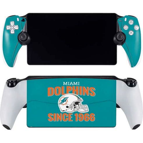 NFL Miami Dolphins Helmet PlayStation Portal Remote Player Skin