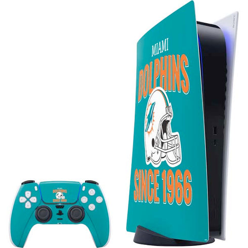 NFL Miami Dolphins Helmet PlayStation PS5 Skins