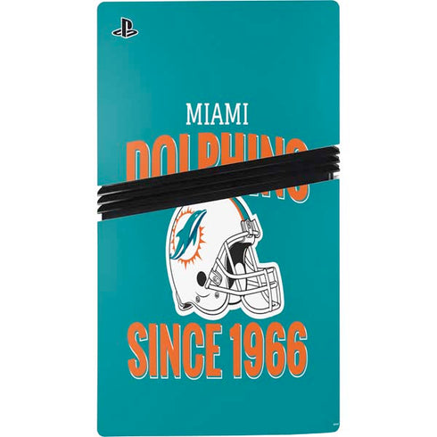 NFL Miami Dolphins Helmet PS5 Pro Console Skin