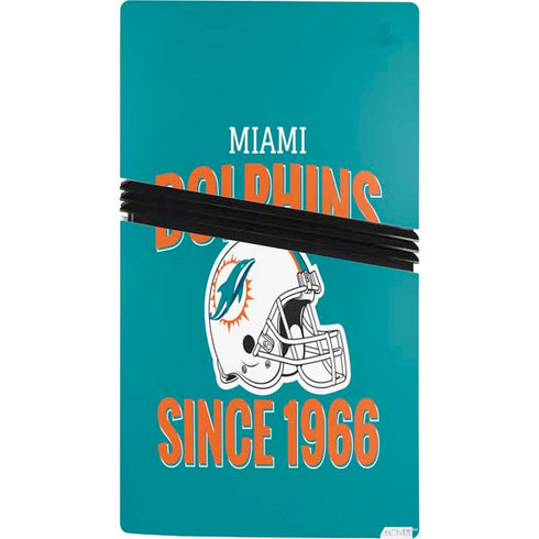 NFL Miami Dolphins Helmet PS5 Pro Console Skin
