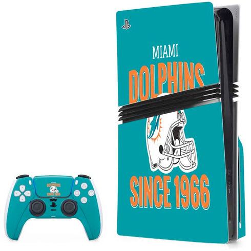 NFL Miami Dolphins Helmet PlayStation PS5 Skins