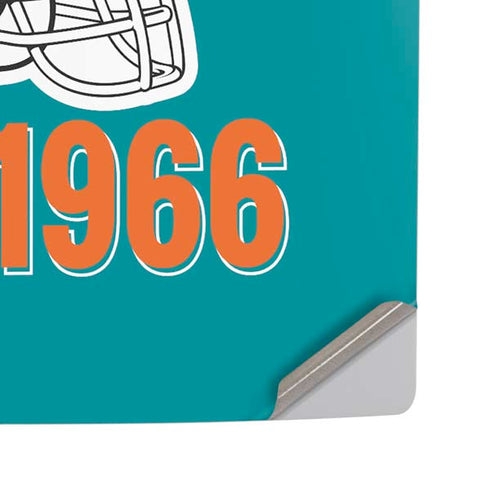 NFL Miami Dolphins Helmet PS5 Pro Disk Console Skin