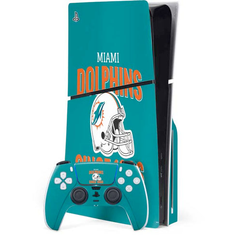 NFL Miami Dolphins Helmet PlayStation PS5 Skins