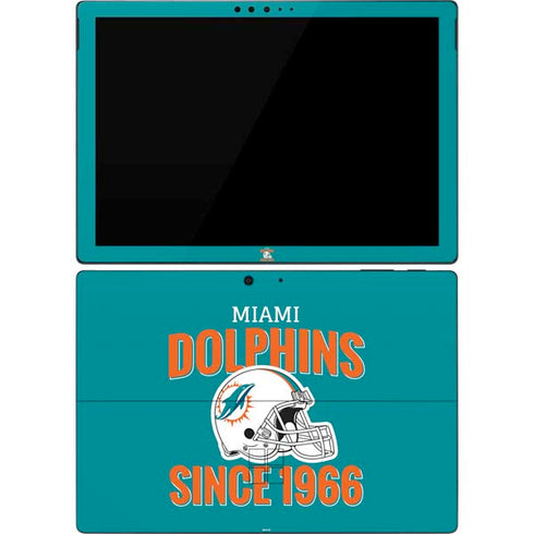 NFL Miami Dolphins Helmet Surface Pro 7 Skin