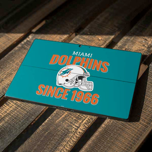 NFL Miami Dolphins Helmet Surface Pro 7 Skin
