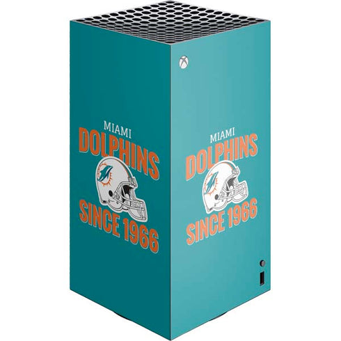 NFL Miami Dolphins Helmet XBox Series X Digital Edition Console Skin