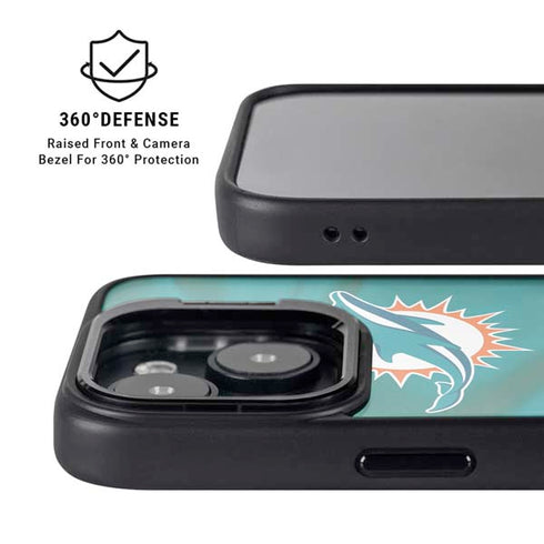 NFL Miami Dolphins iPhone 14 Kickstand Case