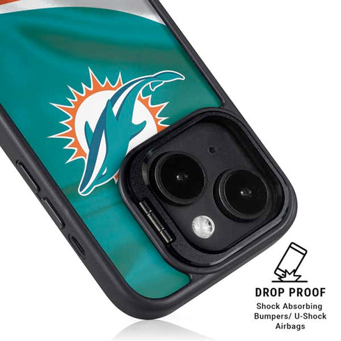 NFL Miami Dolphins iPhone 14 Kickstand Case