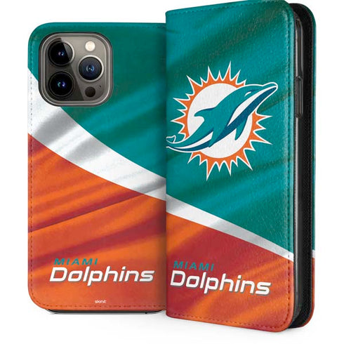 NFL Miami Dolphins iPhone 14 Pro Max Folio Case