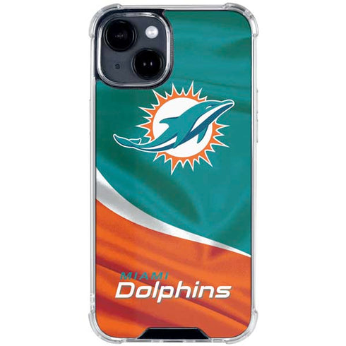 NFL Miami Dolphins iPhone 15 Clear Case