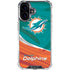 NFL Miami Dolphins iPhone 16 Clear Case