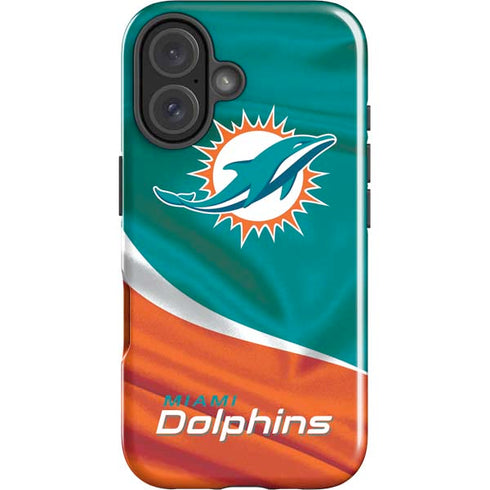 NFL Miami Dolphins iPhone 16 Plus Impact Case