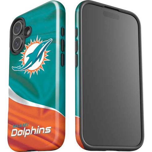 NFL Miami Dolphins iPhone 16 Plus Impact Case