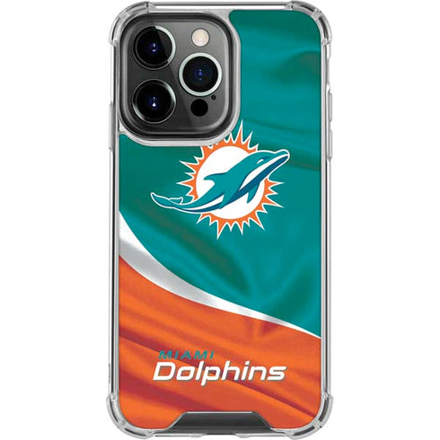 NFL Miami Dolphins iPhone 16 Pro Clear Case