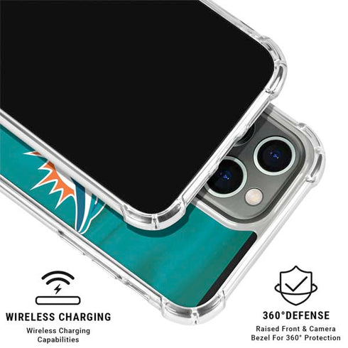 NFL Miami Dolphins iPhone 16 Pro Clear Case