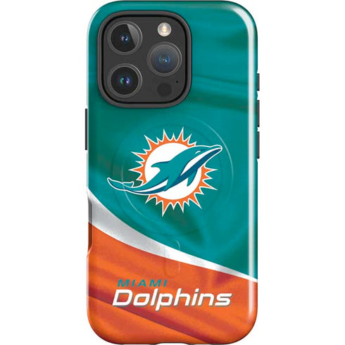 NFL Miami Dolphins iPhone 16 Pro Magsafe Impact Case