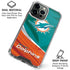 NFL Miami Dolphins iPhone 16 Pro Max Clear Case