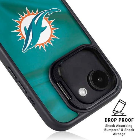 NFL Miami Dolphins iPhone 16e Kickstand Case