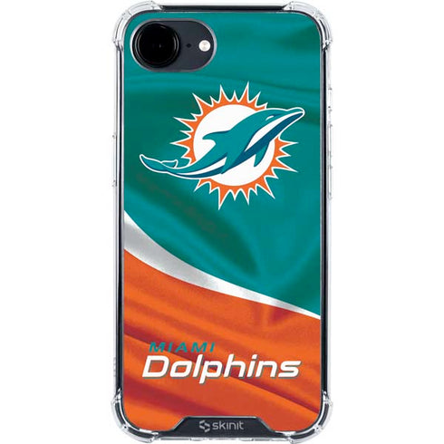NFL Miami Dolphins iPhone 16e Clear Case