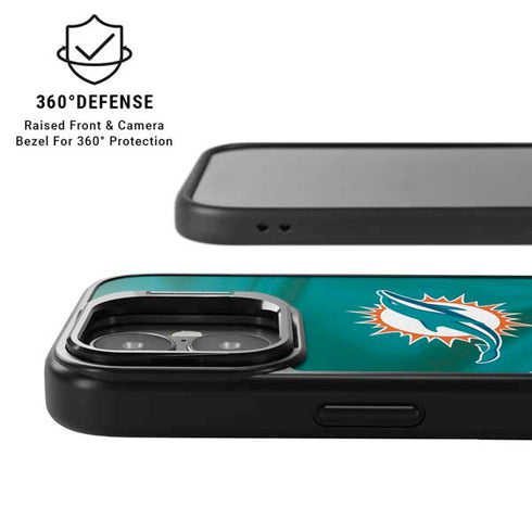 NFL Miami Dolphins iPhone 17 Kickstand Case