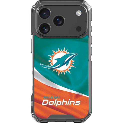 NFL Miami Dolphins iPhone 18 Pro Clear Case