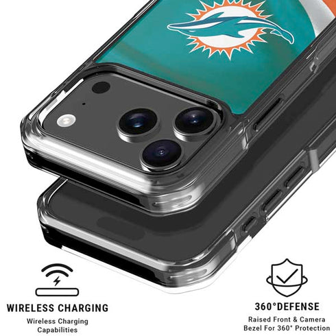 NFL Miami Dolphins iPhone 18 Pro Clear Case