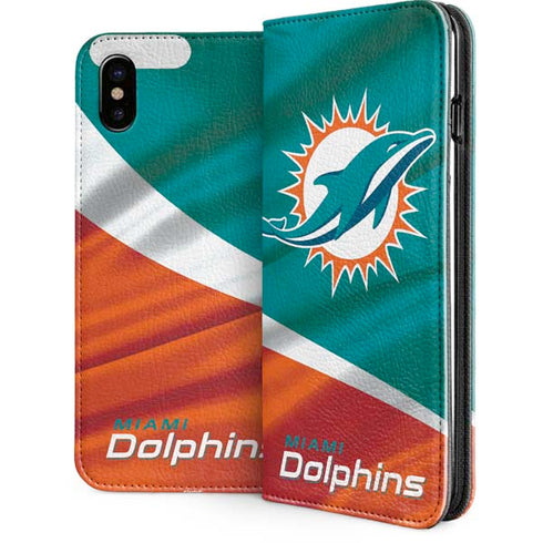 NFL Miami Dolphins iPhone 8 Folio Case