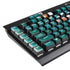 NFL Miami Dolphins K95 RGB PLATINUM Mechanical Gaming Keyboard Skin