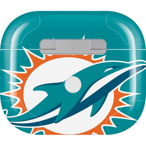 NFL Miami Dolphins Large Logo Apple AirPods (3rd Gen 2021) Skin