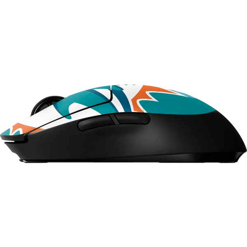NFL Miami Dolphins Large Logo G Pro Wireless Gaming Mouse Skin
