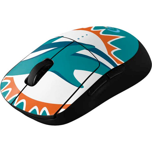 NFL Miami Dolphins Large Logo G Pro Wireless Gaming Mouse Skin