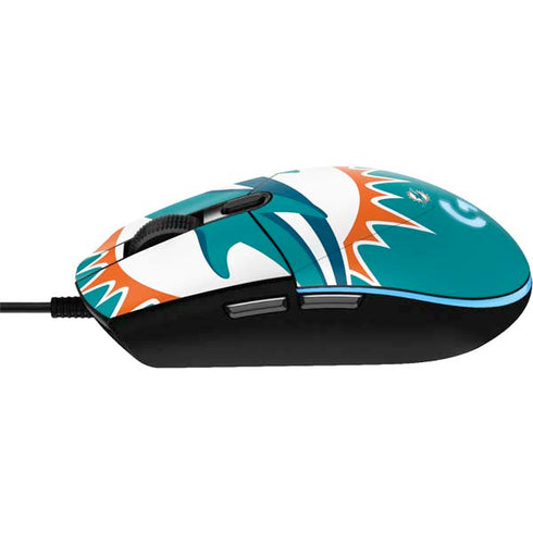 NFL Miami Dolphins Large Logo G203 Prodigy RGB Wired Gaming Mouse Skin