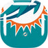 NFL Miami Dolphins Large Logo Galaxy Buds Live Skin